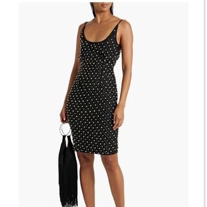 RETROFÊTE “Cosmos” Crystal Embellished Midi Dress New Without Tags